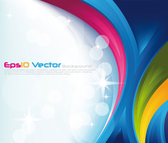 free vector Cool colorful vector background